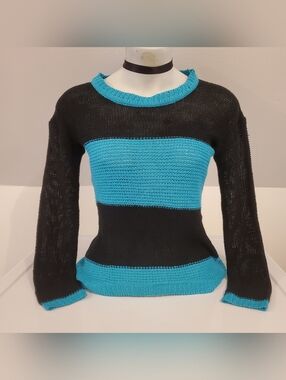 Y2K Striped Sweater